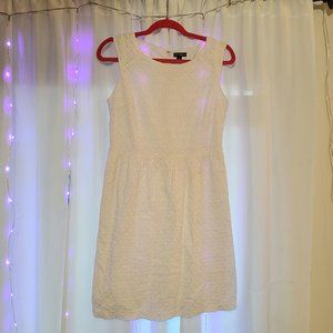 White Eyelet Dress Size 8